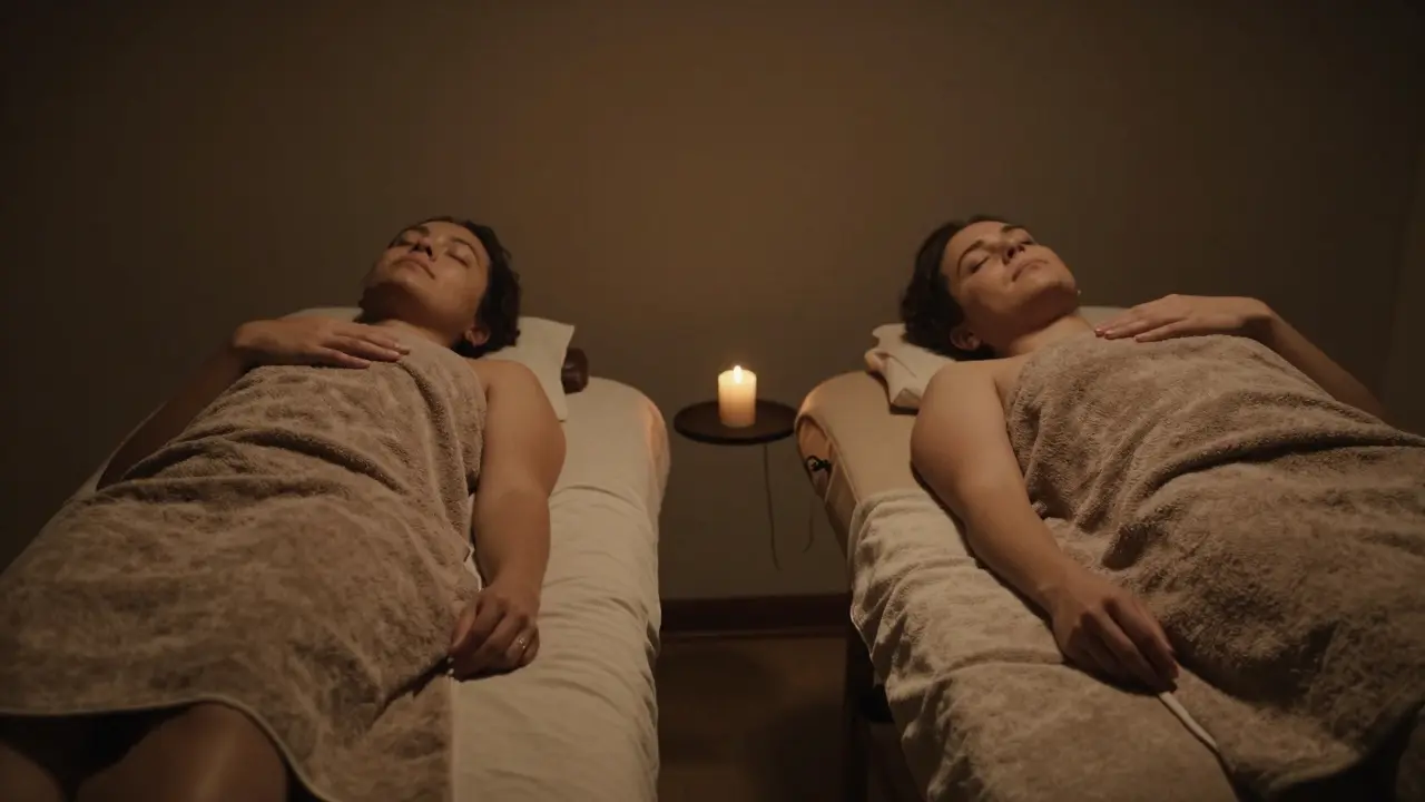 Párová masáž a práce s rozpaky: Jak překonat stud v rituálu